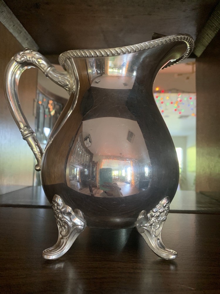 Bristol Silverplate Pitcher w/ Ice Guard