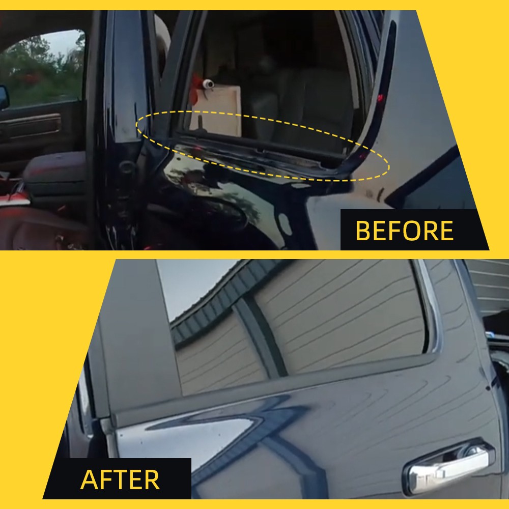 Set of 4Pcs Outer Belt Weatherstrip For 2009-2021 Ram 1500 2500 3500 4500 5500