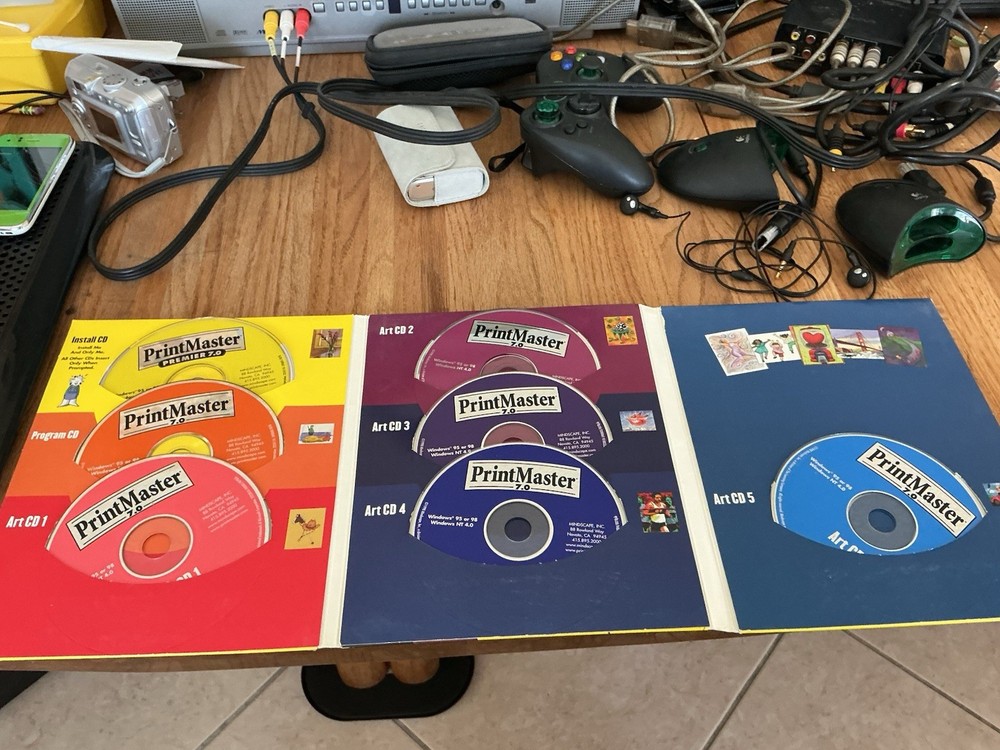 PrintMaster Premier 7.0 Windows Graphics Desktop Publishing Software Computer