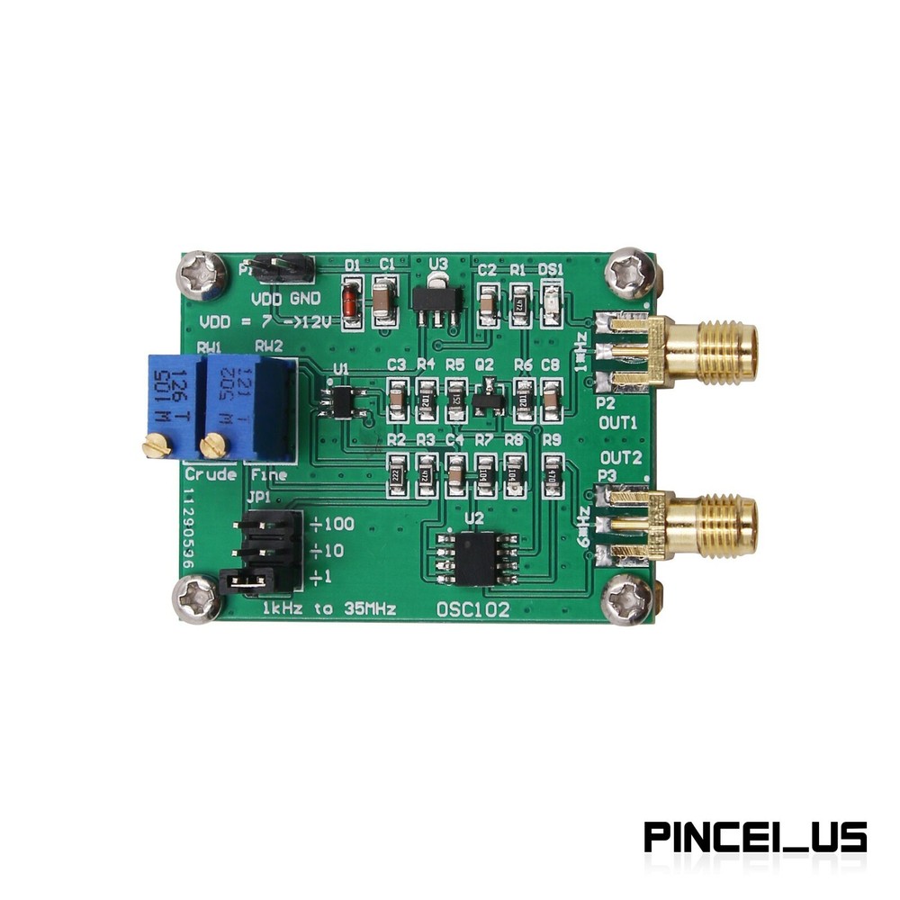 1KHz-210MHz Adjustable Radio Frequency Generator Module RF Signal Generator