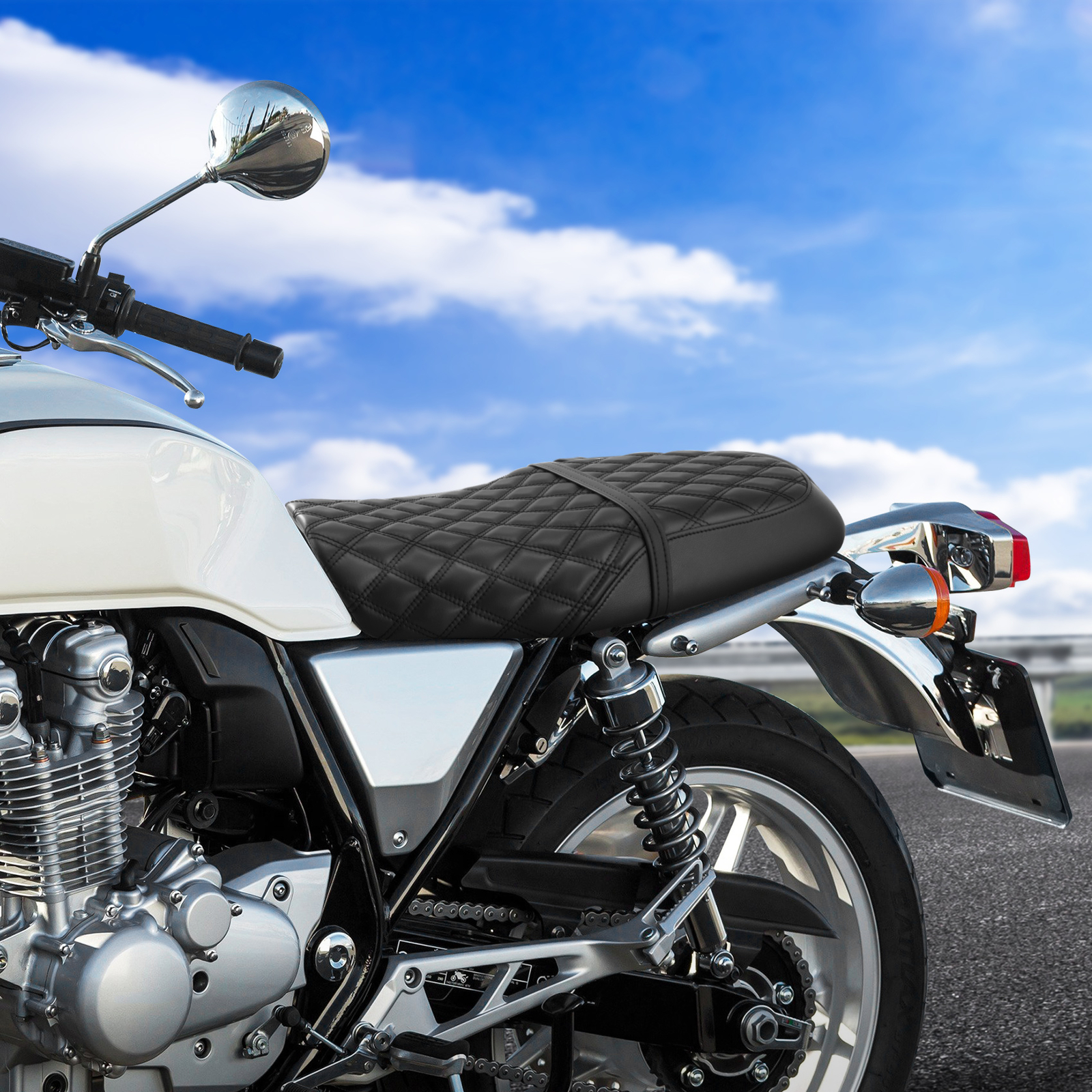 Black Driver & Passenger Seat Fit For Honda CB1100 2010-2024 2011 2012 2013 2014