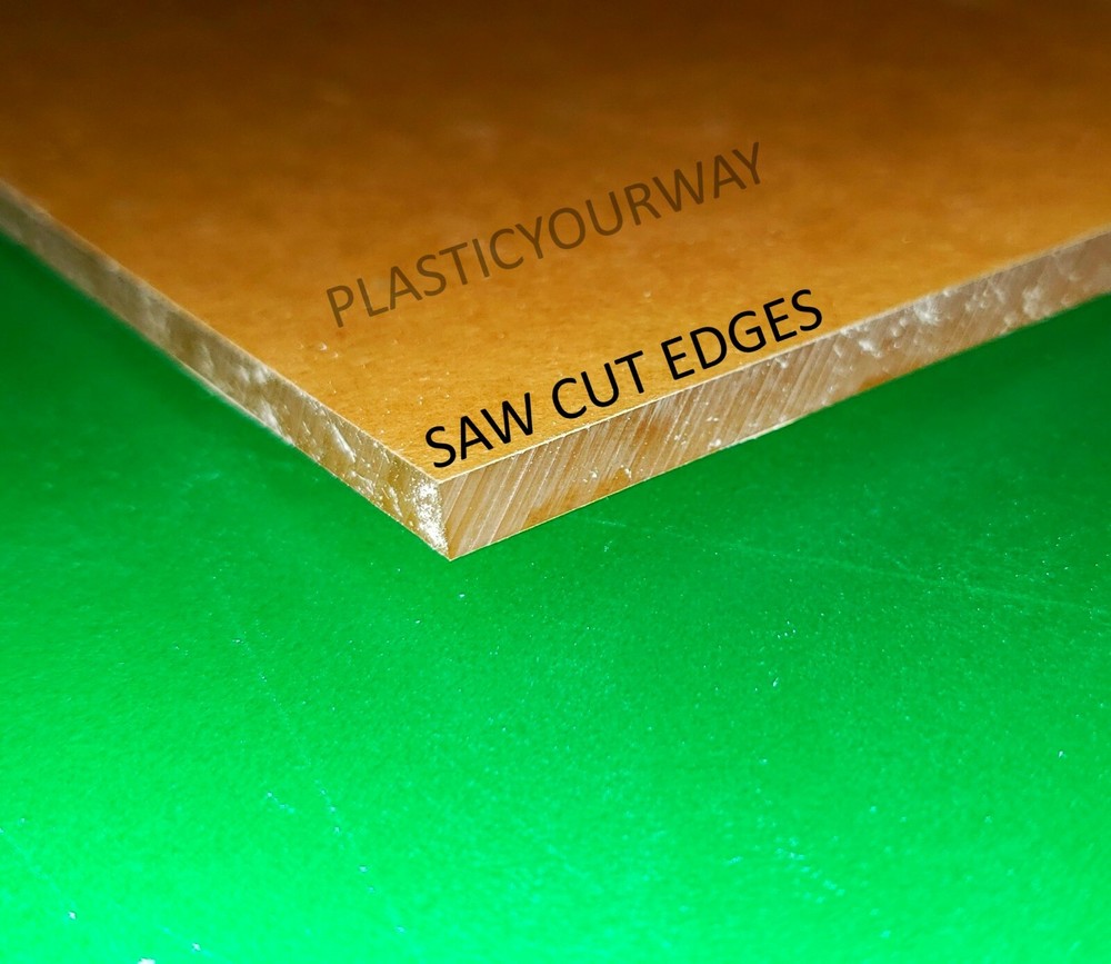 Clear Cast Acrylic Plastic Sheet 3/16" (.177") Custom Size (4pc)