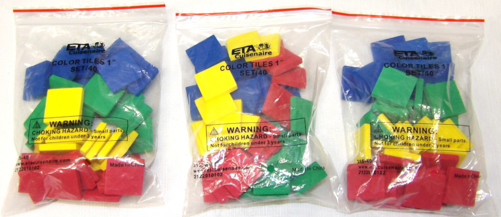 Math Manipulatives• Foam• 1700+ Pcs.• Various Math Sets w/ Extra Pieces!•