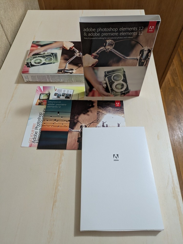 Adobe Photoshop Elements and Premiere Elements 12 - MAC / PC (bundle package)