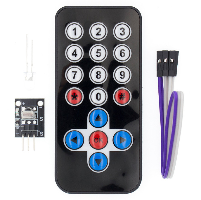 Infrared IR Wireless Remote Control Module Kits DIY Kit HX1838 For Raspberry