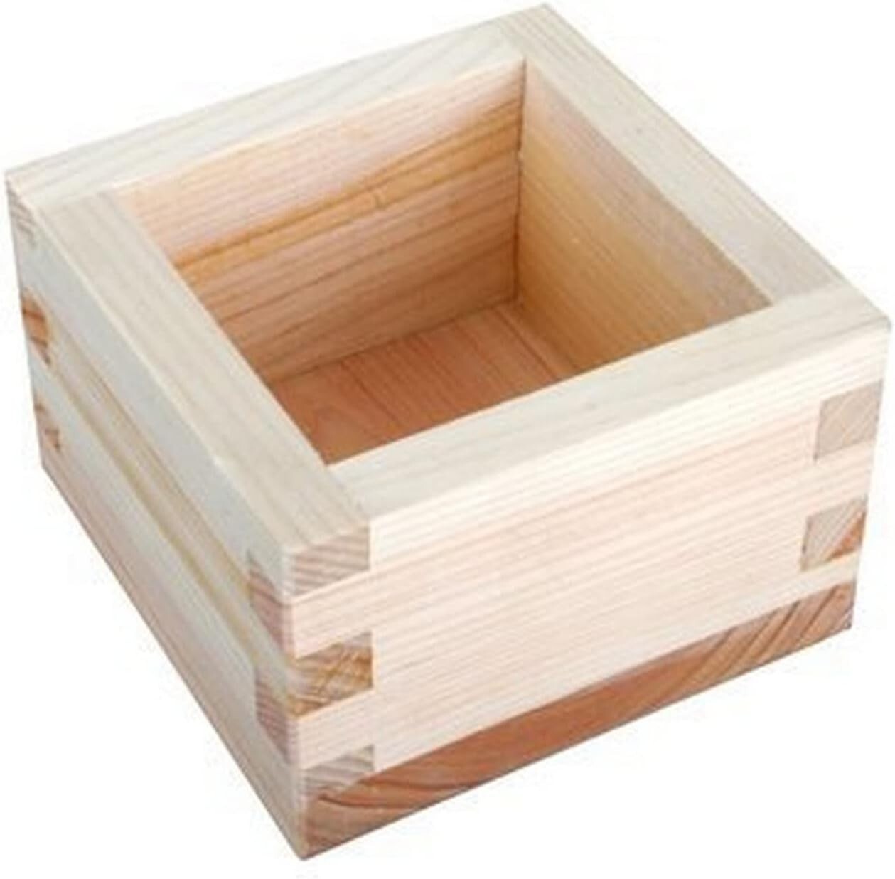 Sake Masu Cup Hinoki Wood Japanese Cypress Box Made in Japan Fuku 4 oz 2729