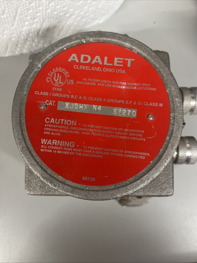 Adalet Xjdhx N4 Explosion Proof Housing Type 4