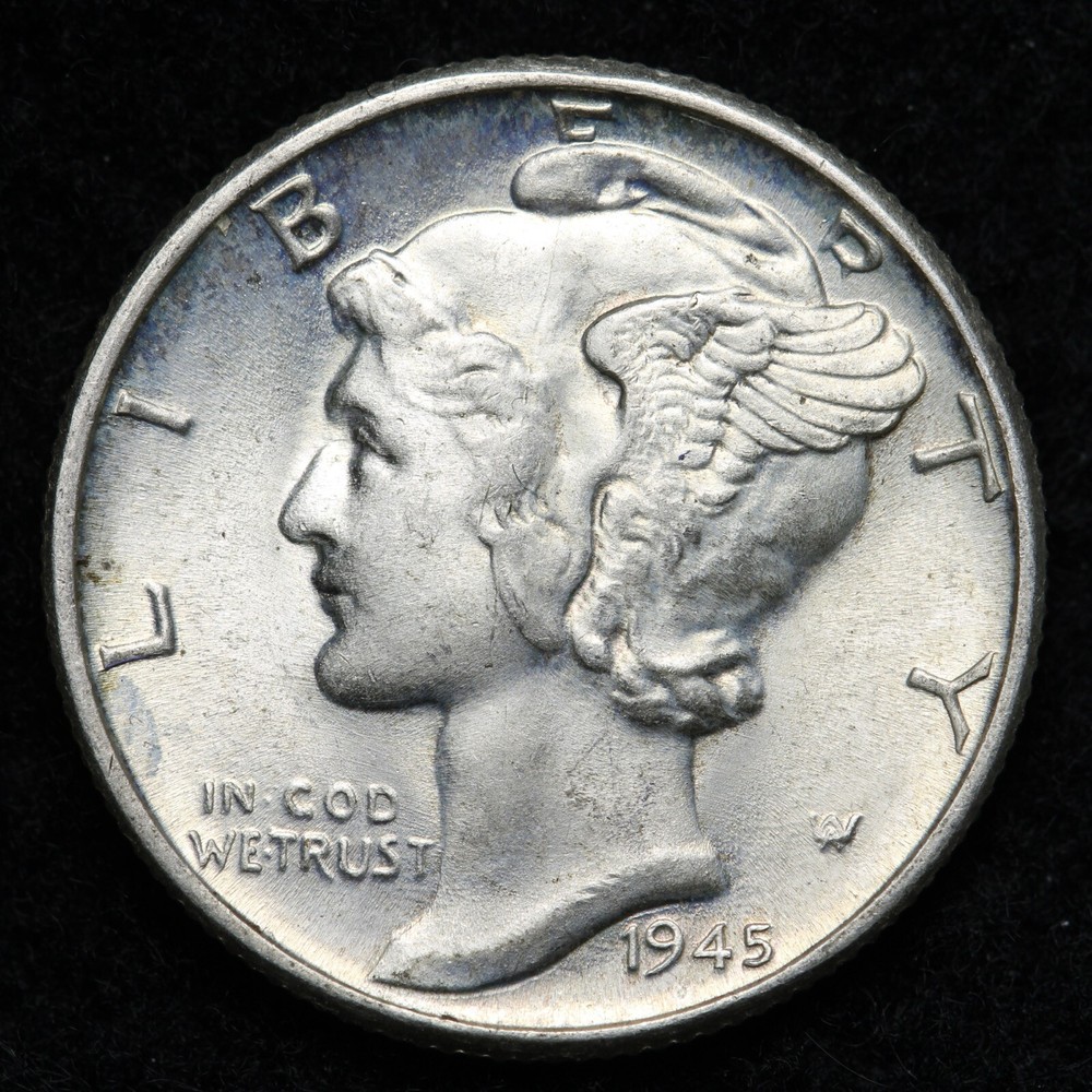 1945 Mercury Silver Dime CHOICE BU *UNCIRCULATED* MS E165 ADH