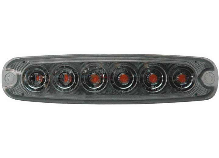 Uni-Bond Lighting E-917AA 6-Diode Amber LED Warning Light