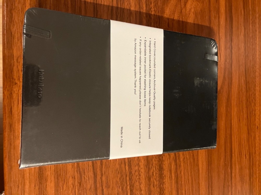 brand new notebook still in it's cover