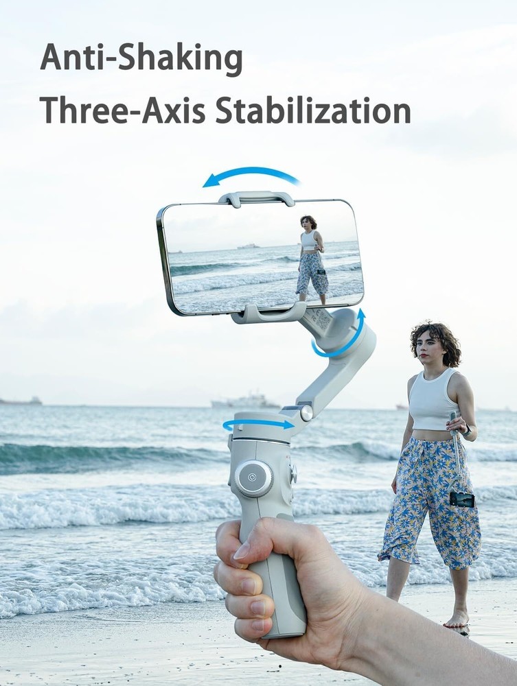 Feiyu VB4 AI Tracking Gimbal For Smartphone With Fill Light & AI Tracker Module