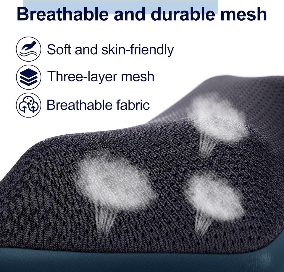 3 In 1 Electric Lumbar Support Pillow Smooth Spine Triple Fusion Back Massager