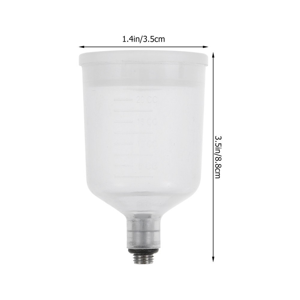 6X Split-type Airbrush Paint Container Replaceable Airbrush Pigment Cup