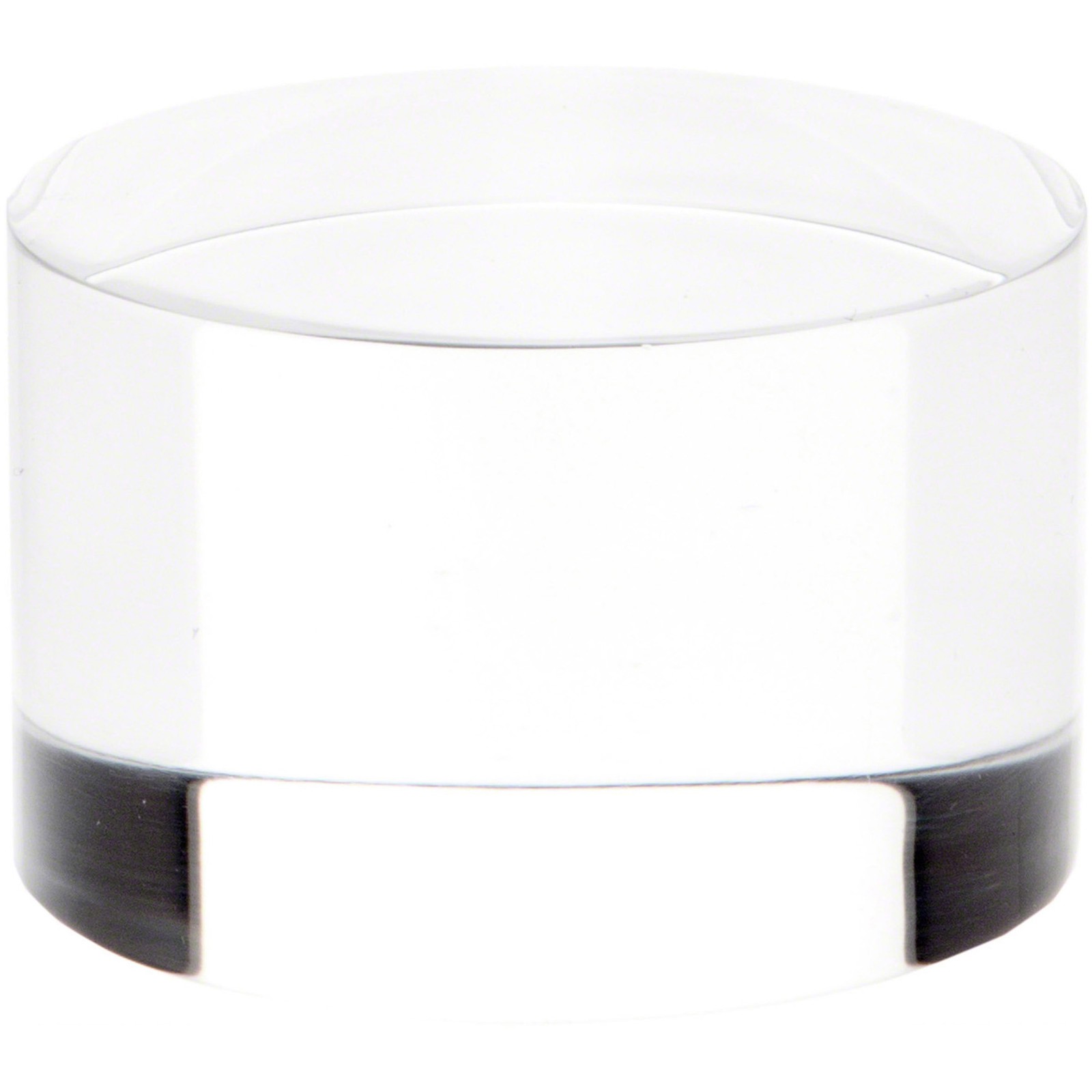 Plymor Clear Acrylic Solid Cylinder Round Display Riser, 1.5" H x 2.5" W