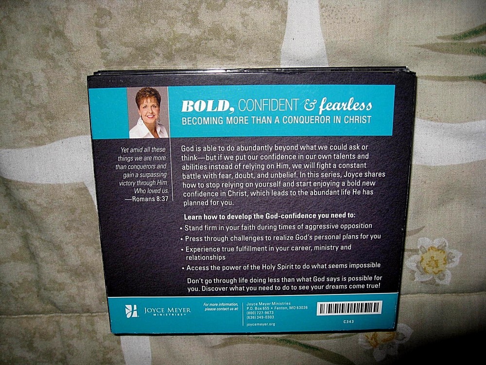 Joyce Meyer - Bold Confident & Fearless 4CD