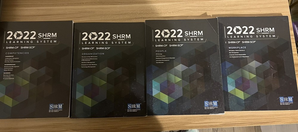 2022 SHRM-CP/SCP Learning System (Books Only)