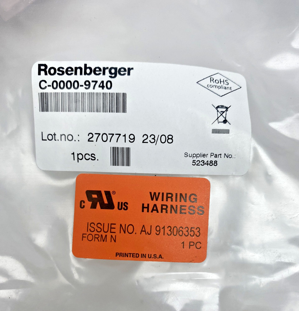 C-0000-9740 Rosenberger Wire Harness