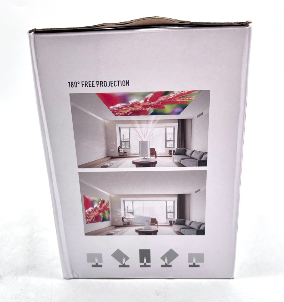 Dreamfair LED Source Multimedia Projector With Built-In Wifi & Bluetooth