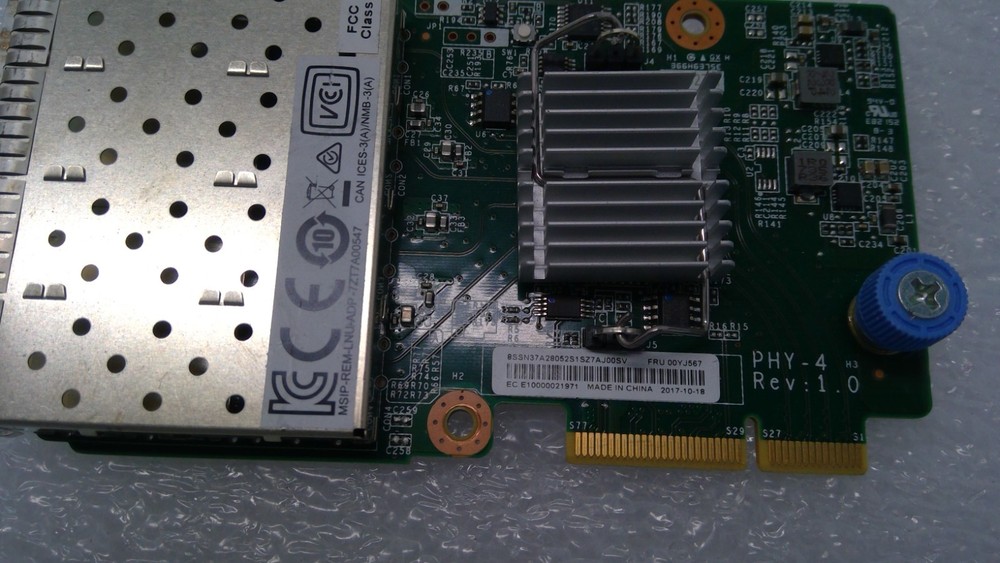 Lenovo 0YJ567 4-Port SFP+ ThinkSystem Network Controller Adapter