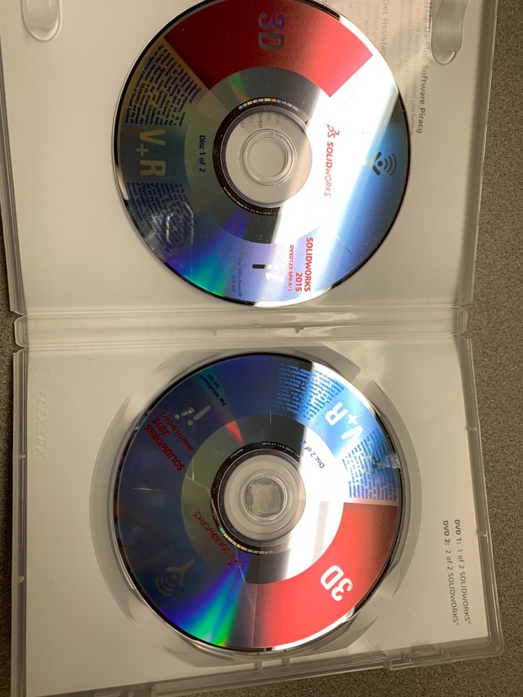 SOLIDWORKS 2015 3D Experience for Windows - Discs only