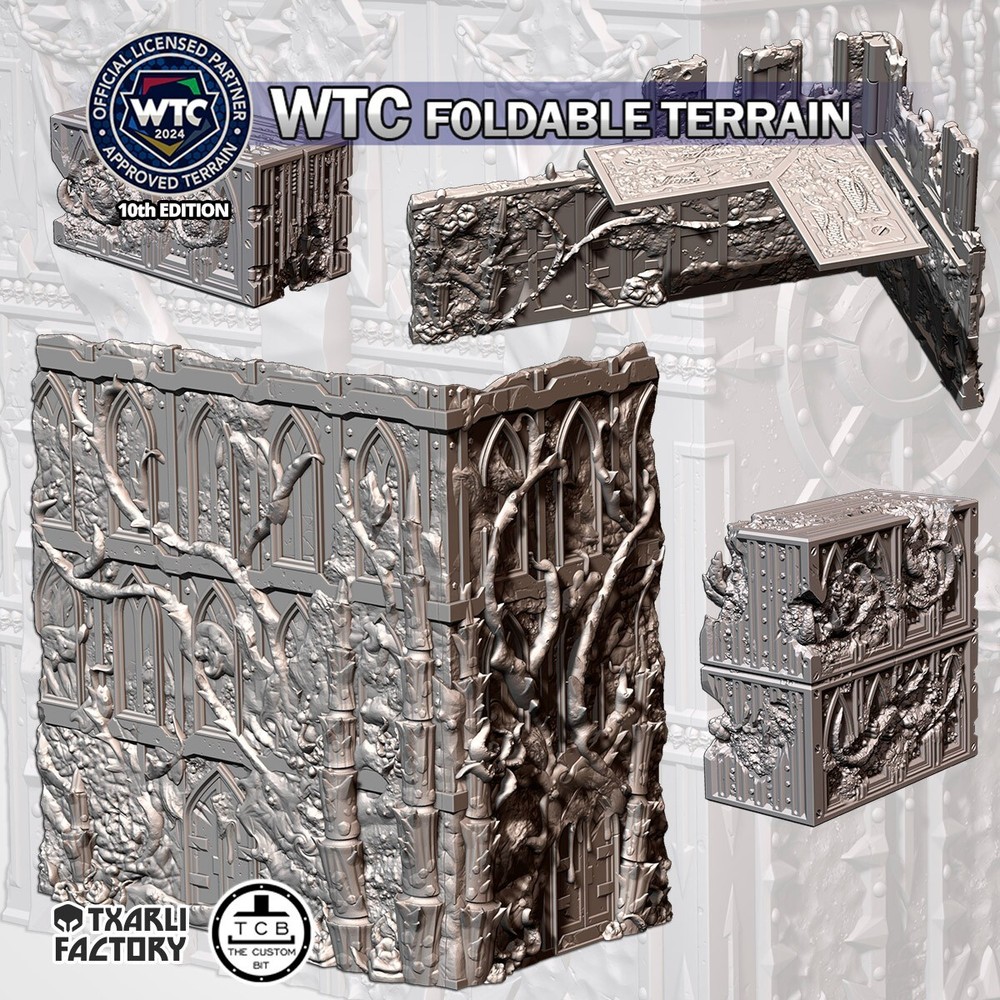 Nids - WTC 40K Official Foldable Terrain Set (10th Edition)
