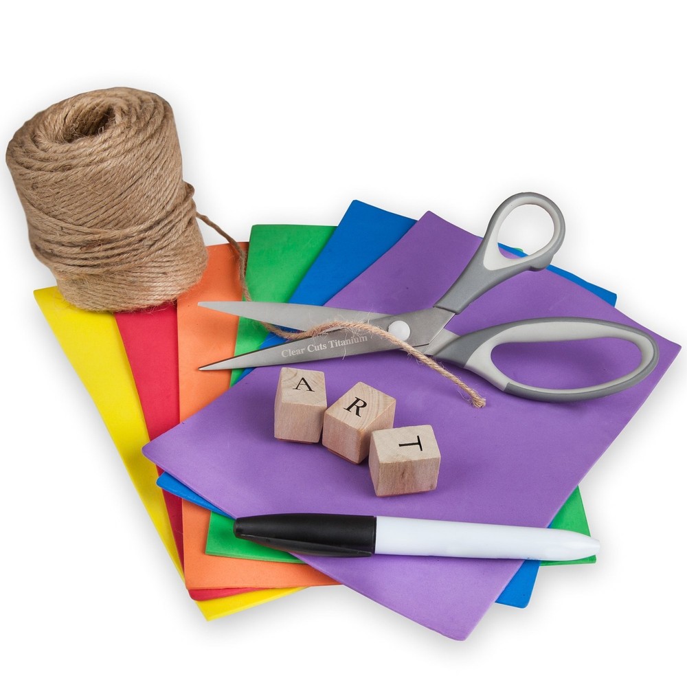 Office Scissors Pack Craft Sissors - Titanium - Sharp Sewing Siccors, Multi P...