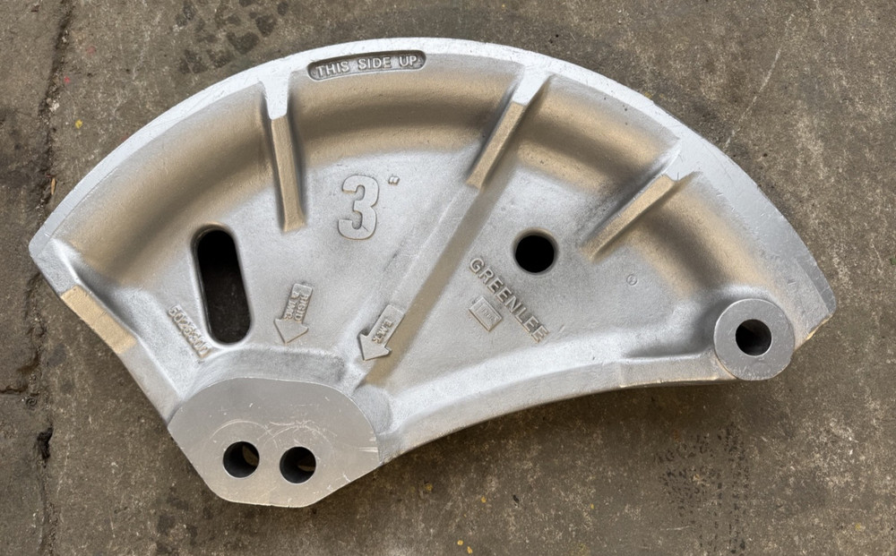 Greenlee 881 Pipe Bender 3" Shoe, Nice Shape