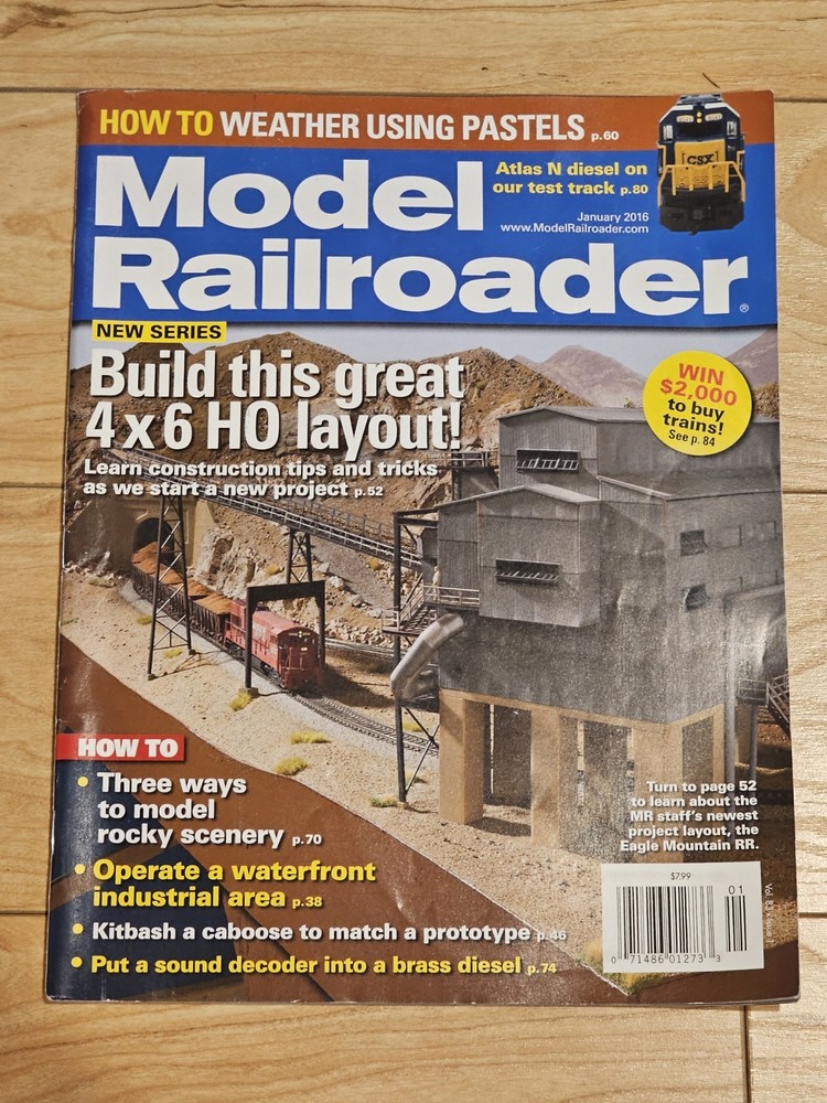 Model Railroader Magazine 2016 Lot - Complete Year 12 Issues