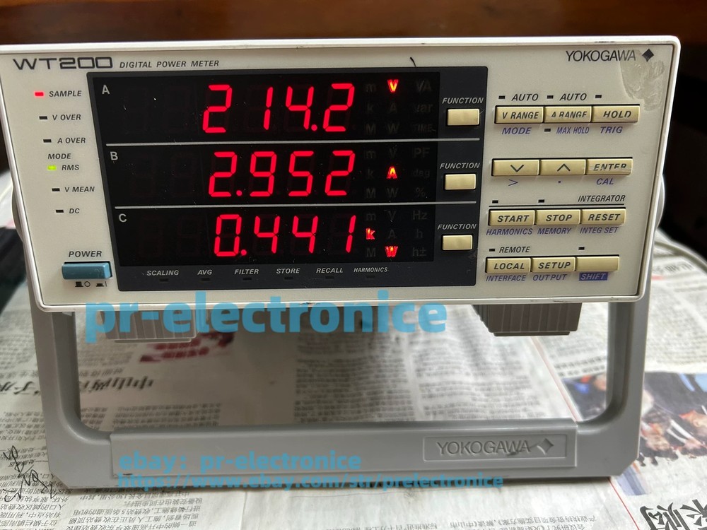 Yokogawa WT200 Power Analyzer#pr