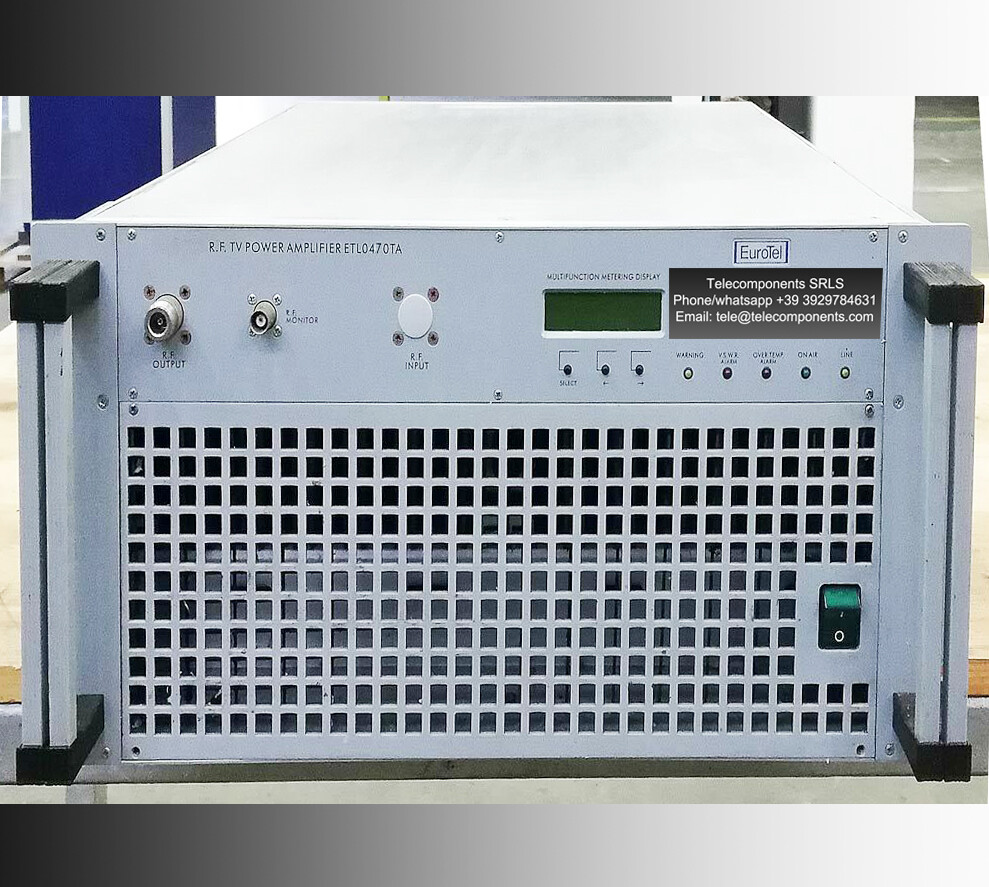 TV UHF 500w Power amplifier  Eurotel digital  ISDB-T ATSC- DVB-T/T2