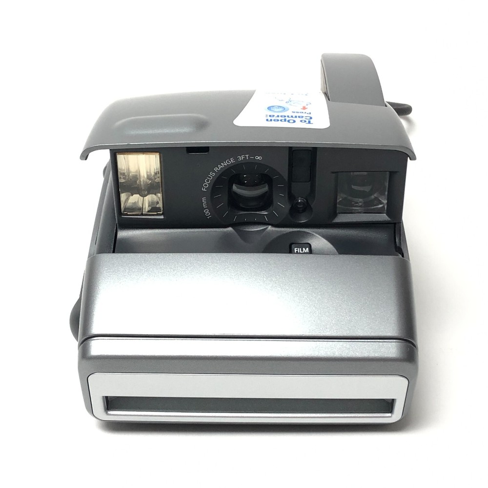 Polaroid one silver instant camera