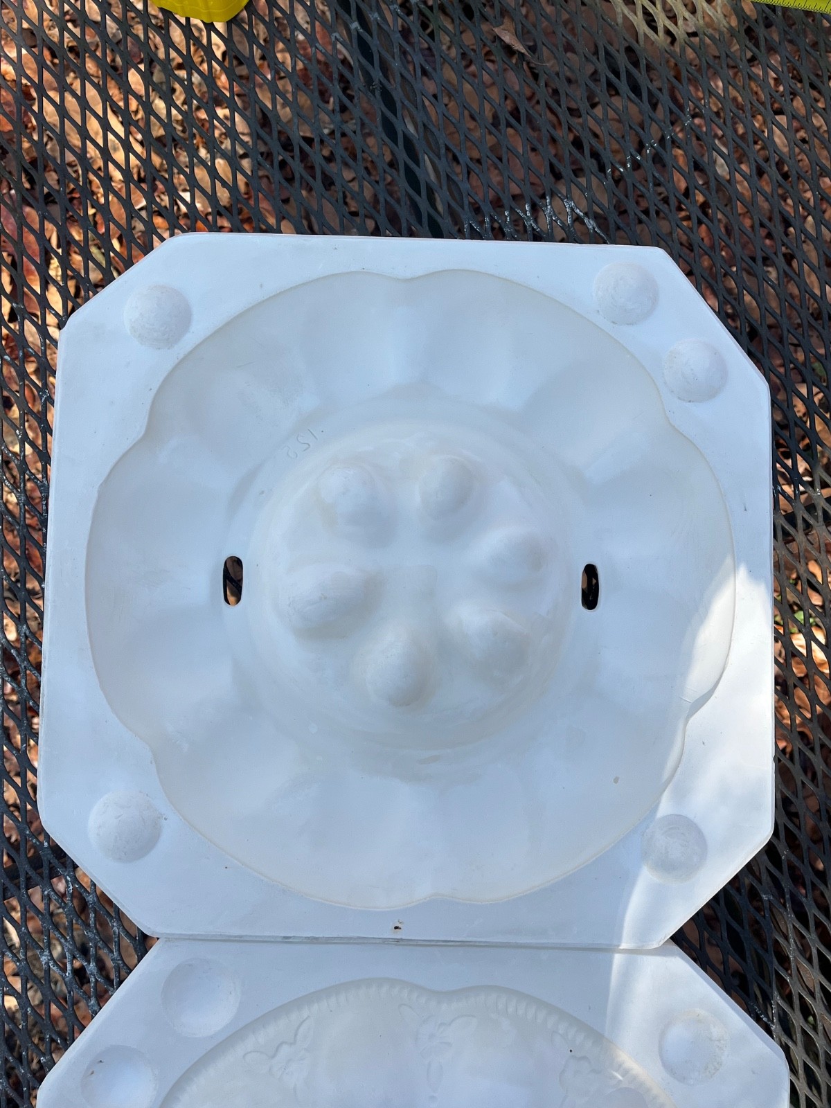 Vintage Weaver Decorative Fancy Egg Platter Plate Tray Slip Casting Mold 51