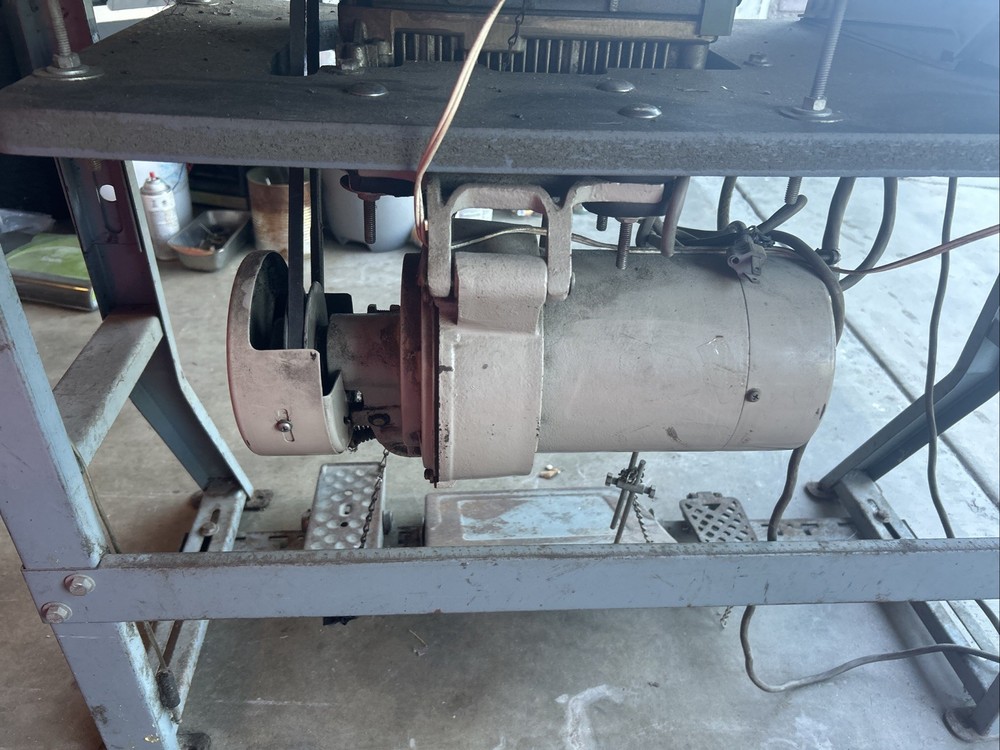 Used Wilcox And Gibbs Three Thread Sewing Machine