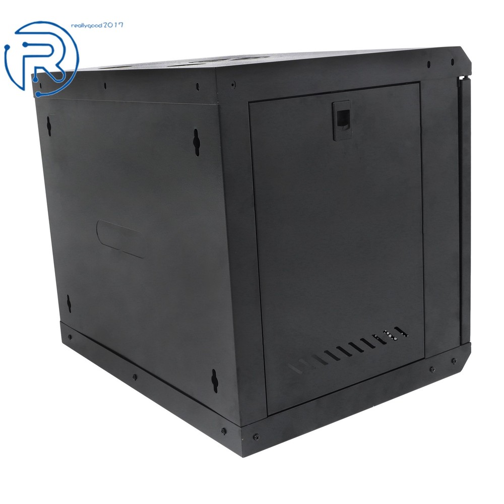 1PC 9U Server Rack Enclosure Maximum depth 15.5" wall mount network With Locks