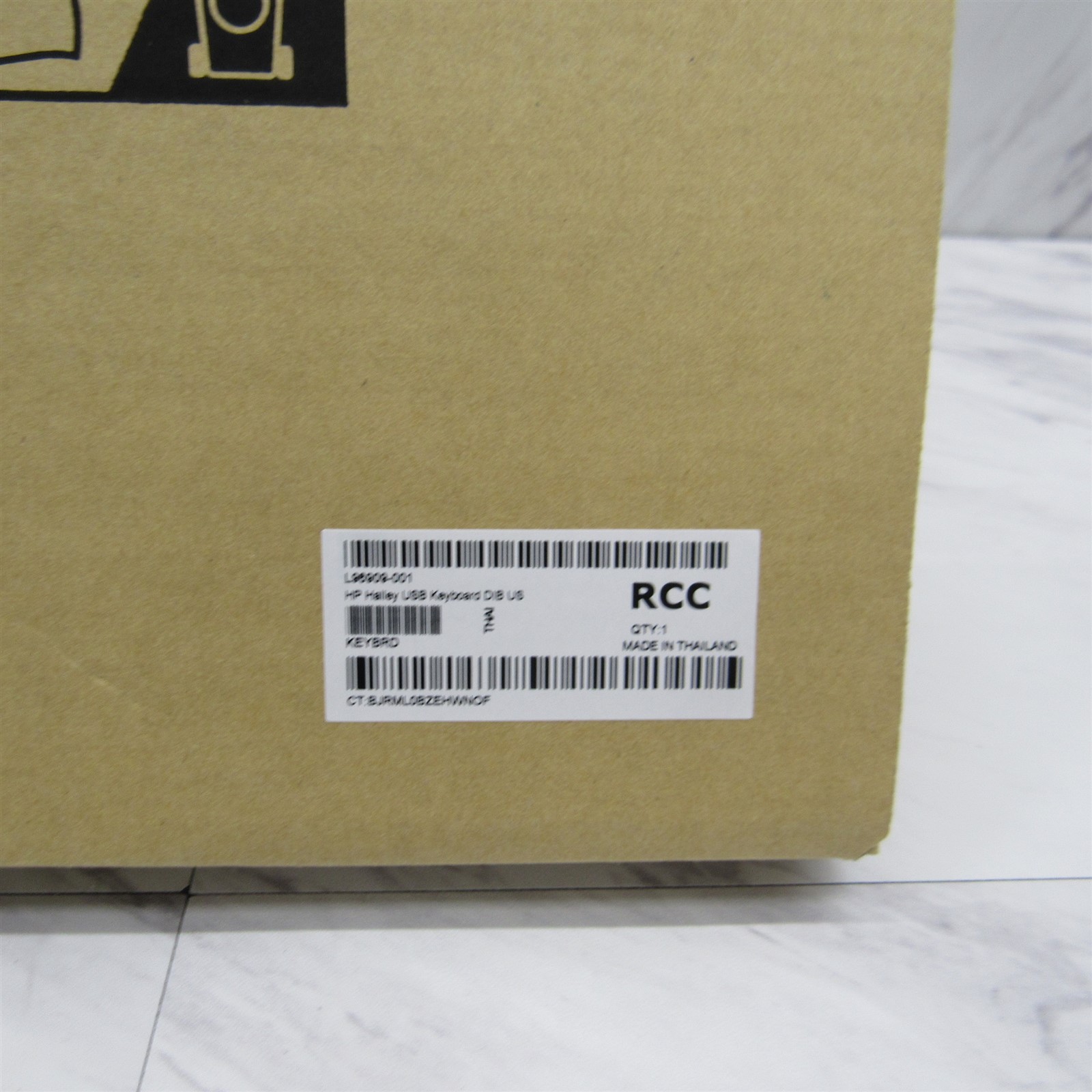 10 LOT - NEW Genuine HP Wired Desktop 320K L96909-001 USB Keyboard QWERTY Slim