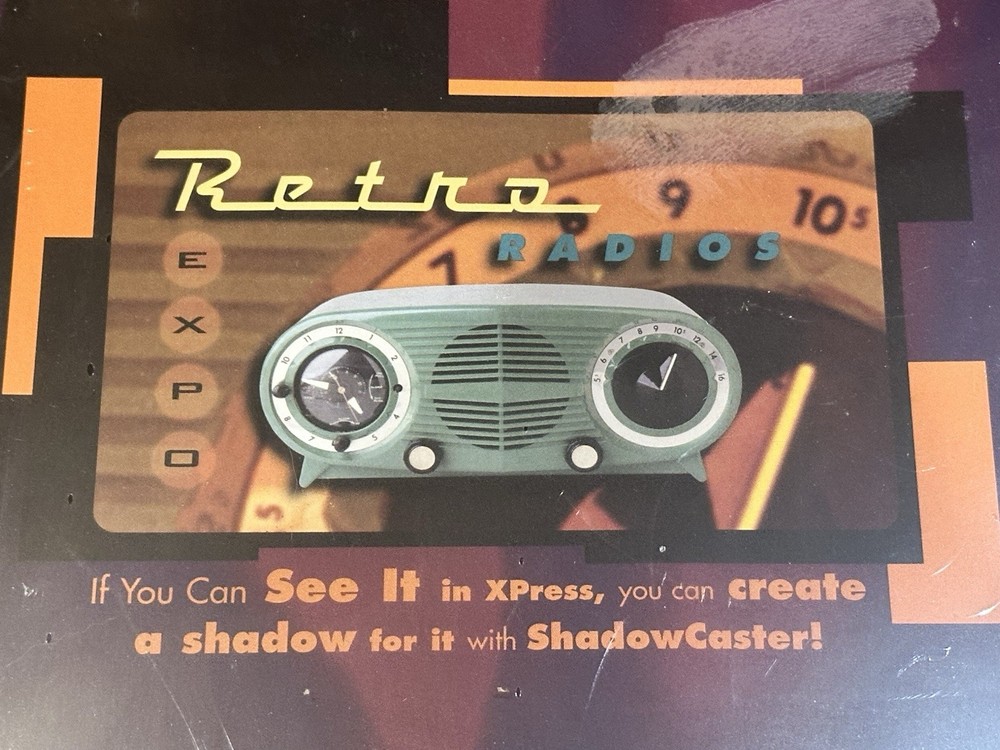 Shadowcaster 1998 Windows Text Graphics Shadow QuarkXpress Software New & Sealed