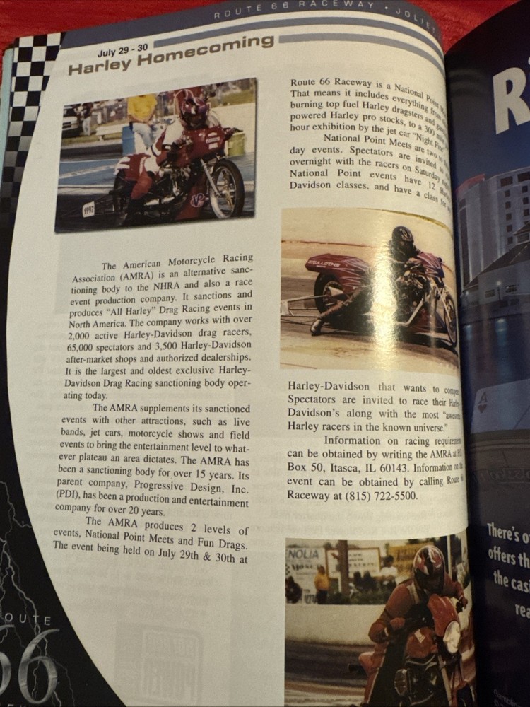 Route 66 Raceway Official Racing Program - 2000 Preowned