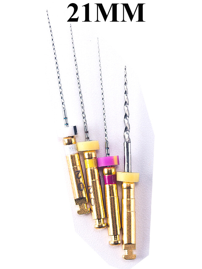 6Pcs Dental Endo Root canal Files X-Pro Gold Taper Niti Endodontic Files 25/31MM