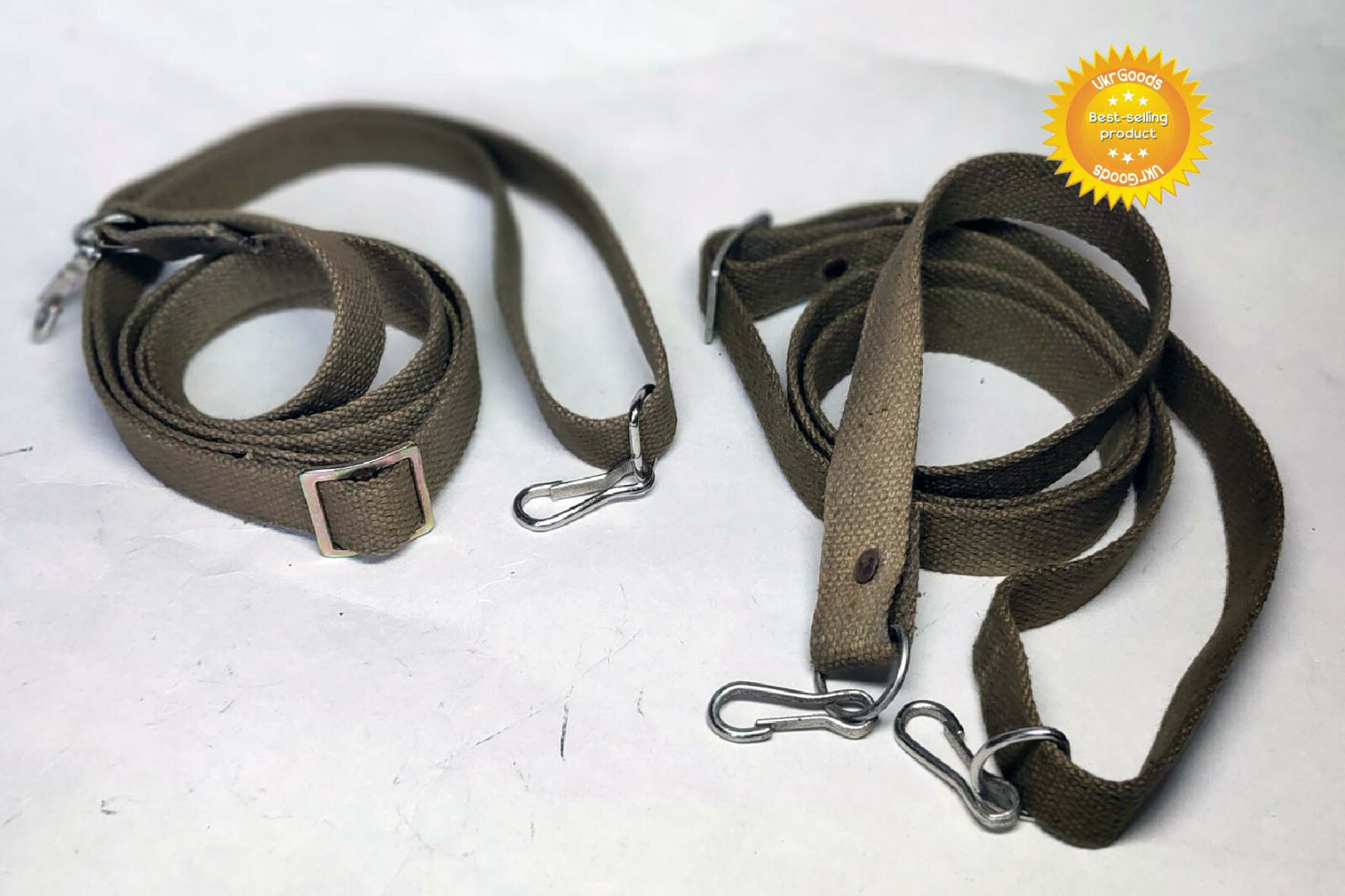 2 pcs Carrying Sling Belt Two Point Soviet USSR Army Military Strap Canvas New