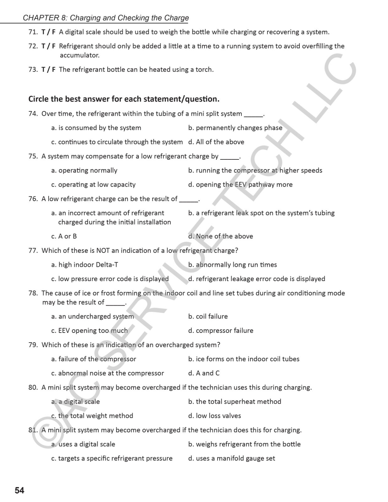 Inverter Mini Split Operation and Service Procedures WORKBOOK