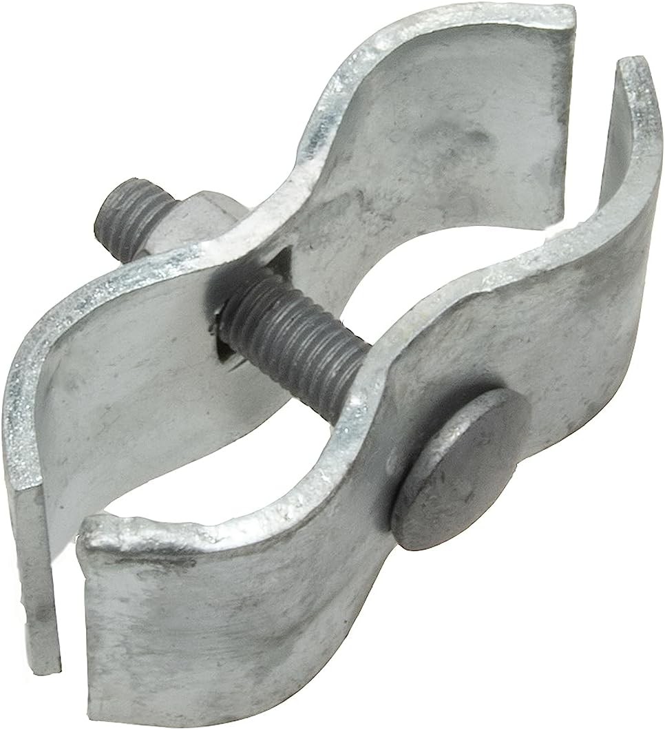 10 Set 1-3/8" Chain Link Fence Panel Clamps Dog Kennel Round Pipe Frame Clamp