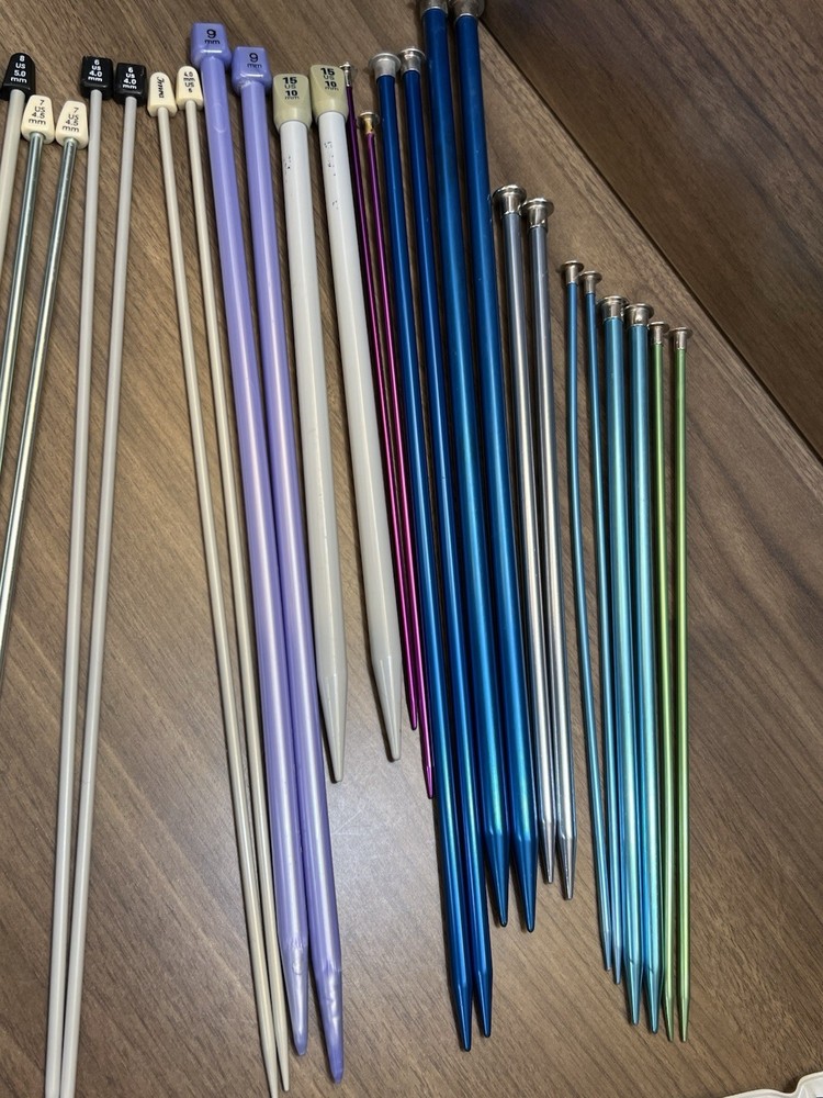 Needle Lot 20 Knitting Sets Plus Mixed Extra Sizes