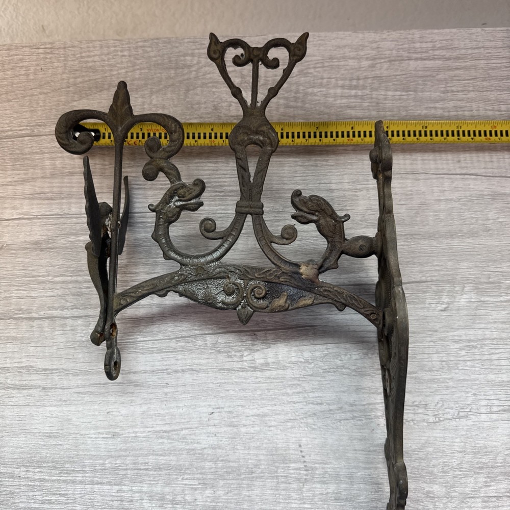 ANTIQUE BRASS BELL LANTERN HOLDER
