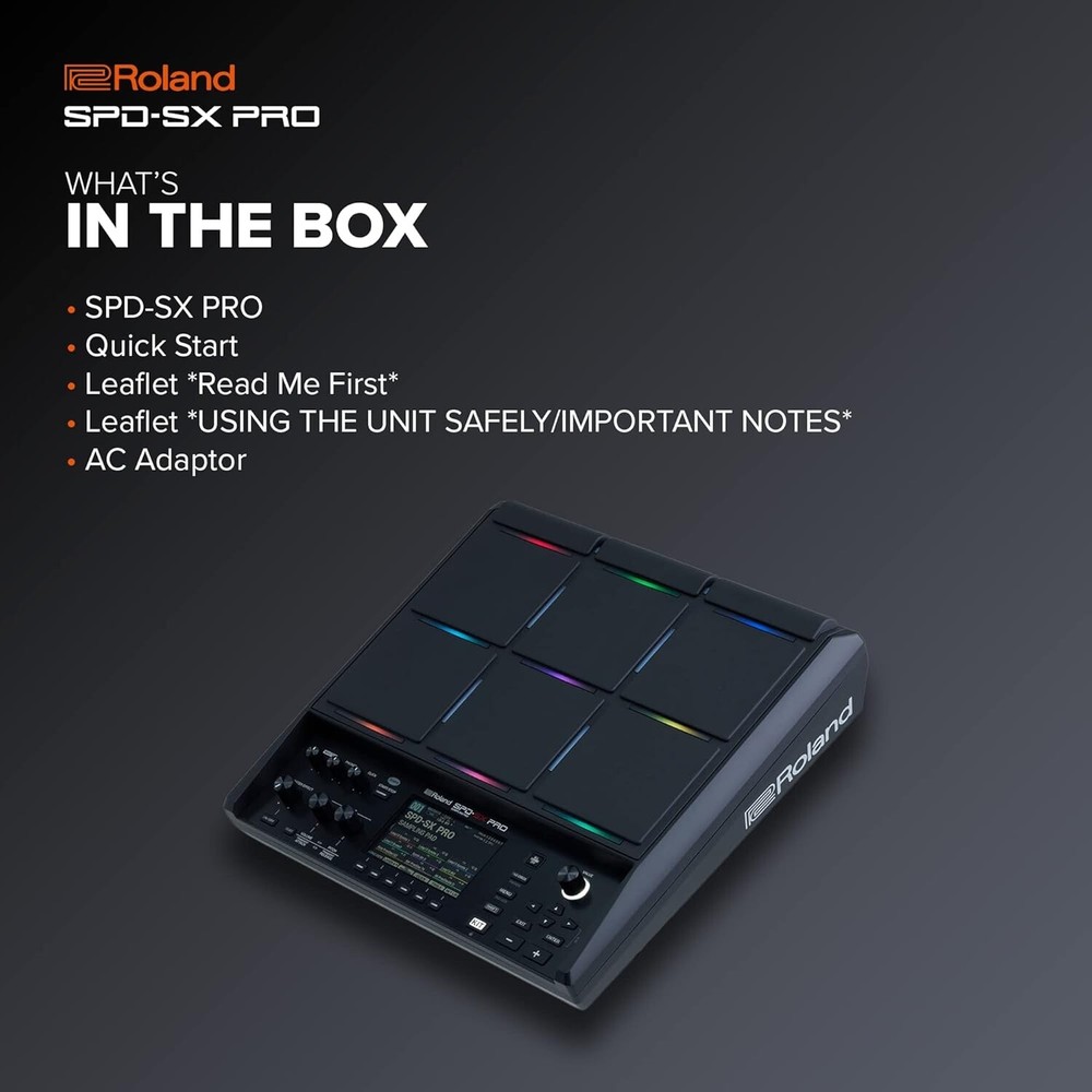 Roland SPD-SX PRO Sampling Pad Drum Electric Drum Expression Pedal W/Box