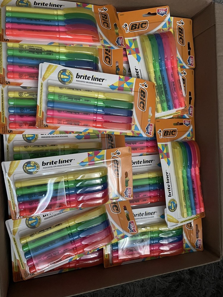 Bic Brite Liner Highlighter LOTE THE 40pcs