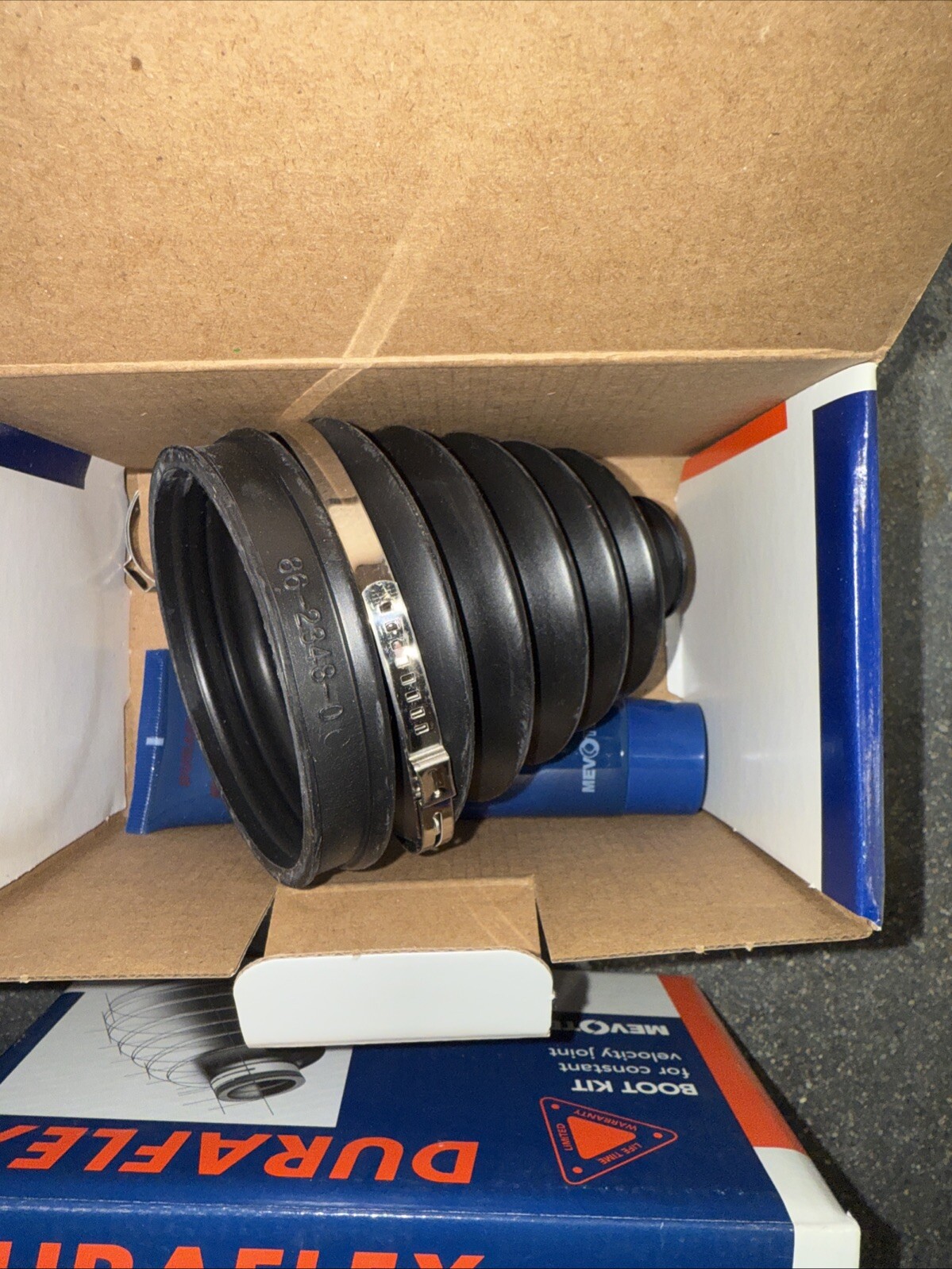 Two New Mevotech Duraflex CV Joint Boot Kit DX877 2PC.See Description