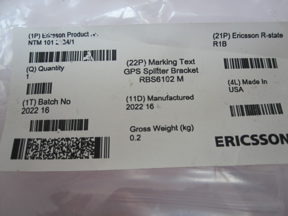 Ericsson NTM 101 2334/1 Bracket Mount For 2-Way GPS Splitter