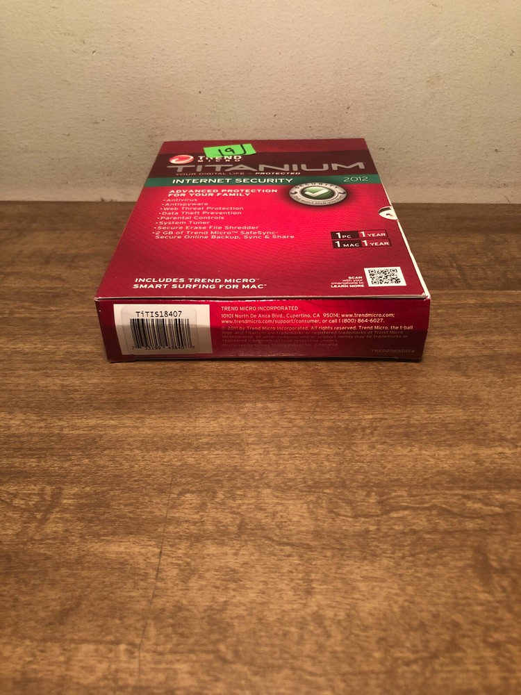 Trend Micro Titanium Internet Security 2012 for PC Mac