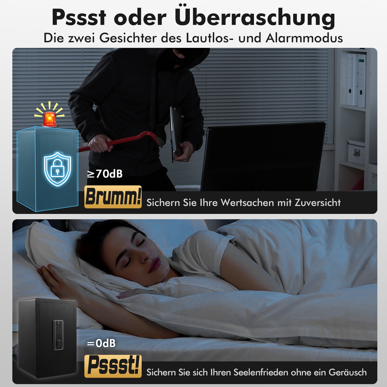 Double Door 4.2 cu.ft Safe Box with Key Lock Password Cabinet Black