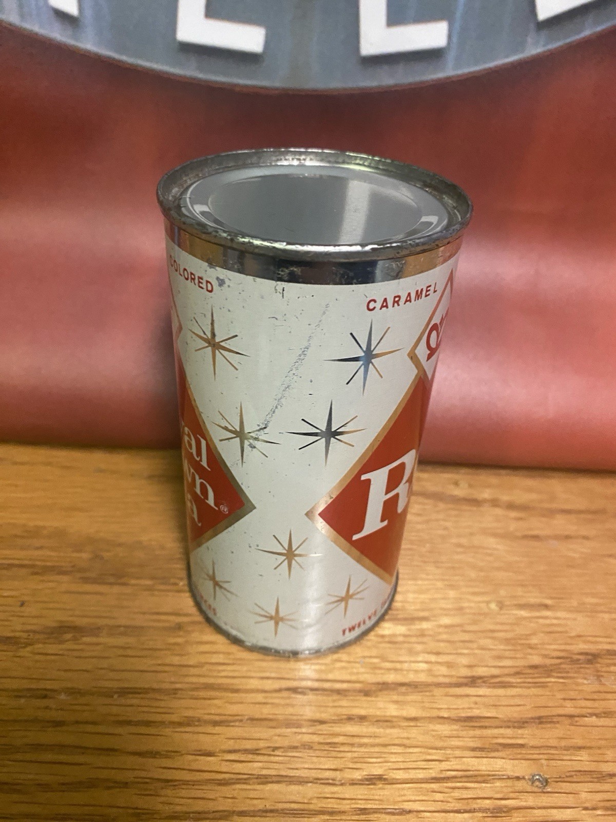 Royal Crown Flat Top Soda Can Rc Cola Old Vintage